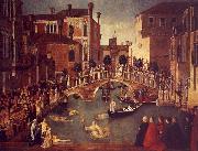 Gentile Bellini The Miracle of the True Cross near the San Lorenzo oil painting on canvas